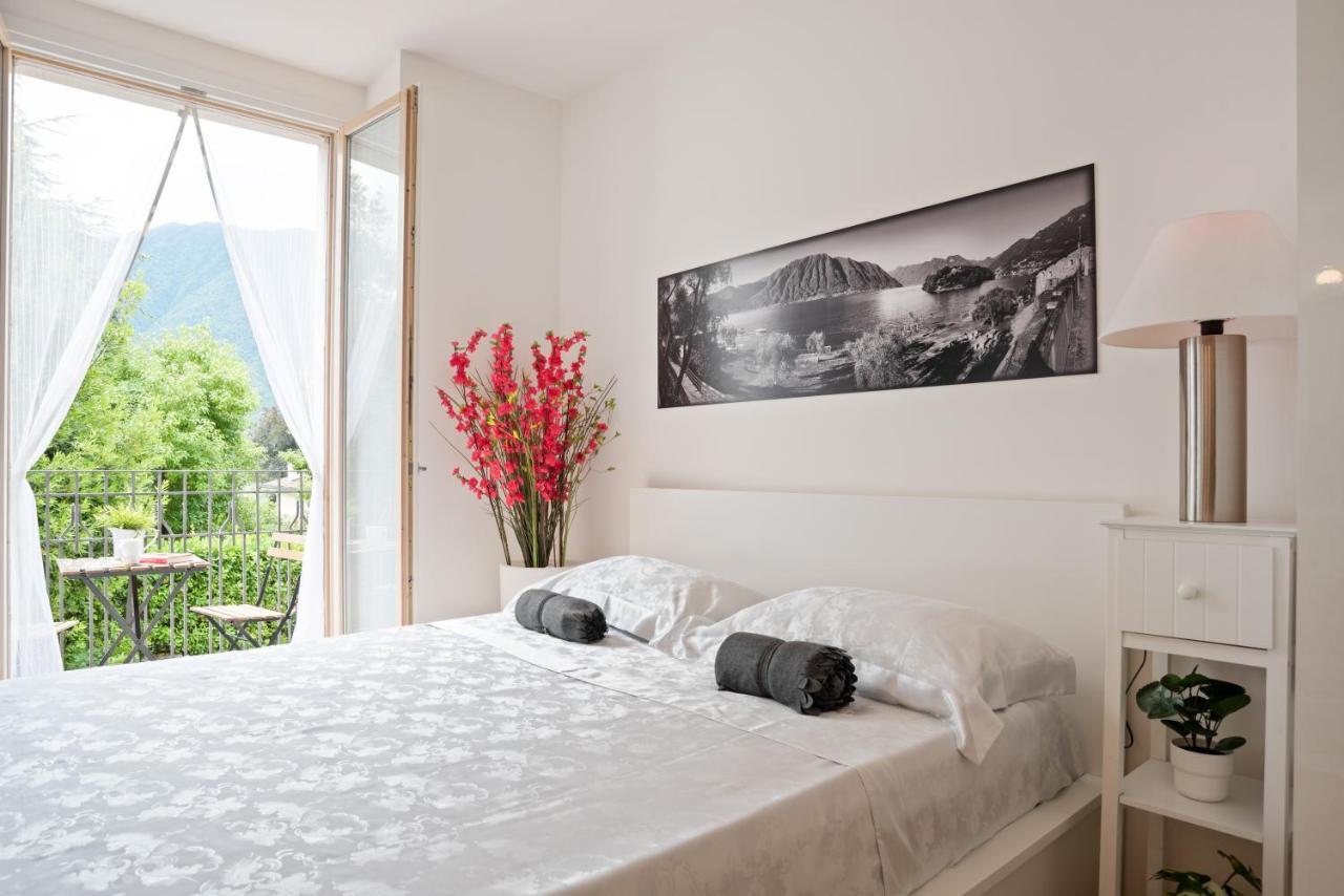 Lake Como Studio With Balcony And Private Parking Ossuccio Exterior foto