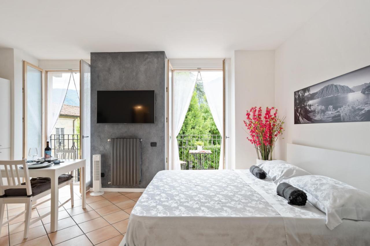 Lake Como Studio With Balcony And Private Parking Ossuccio Exterior foto