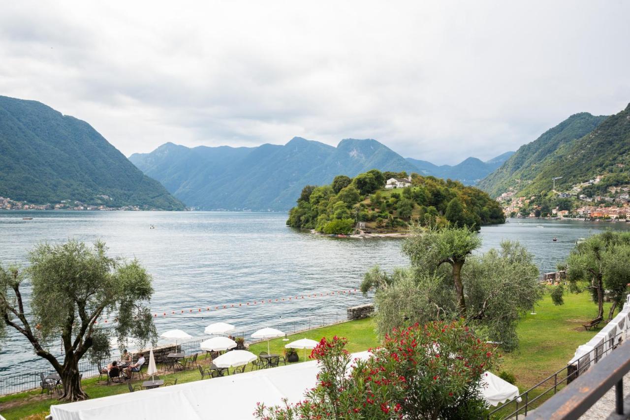 Lake Como Studio With Balcony And Private Parking Ossuccio Exterior foto